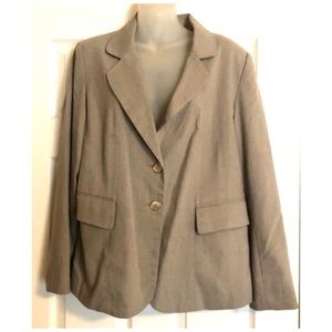 Luciano Dante Taupe Classic Blazer